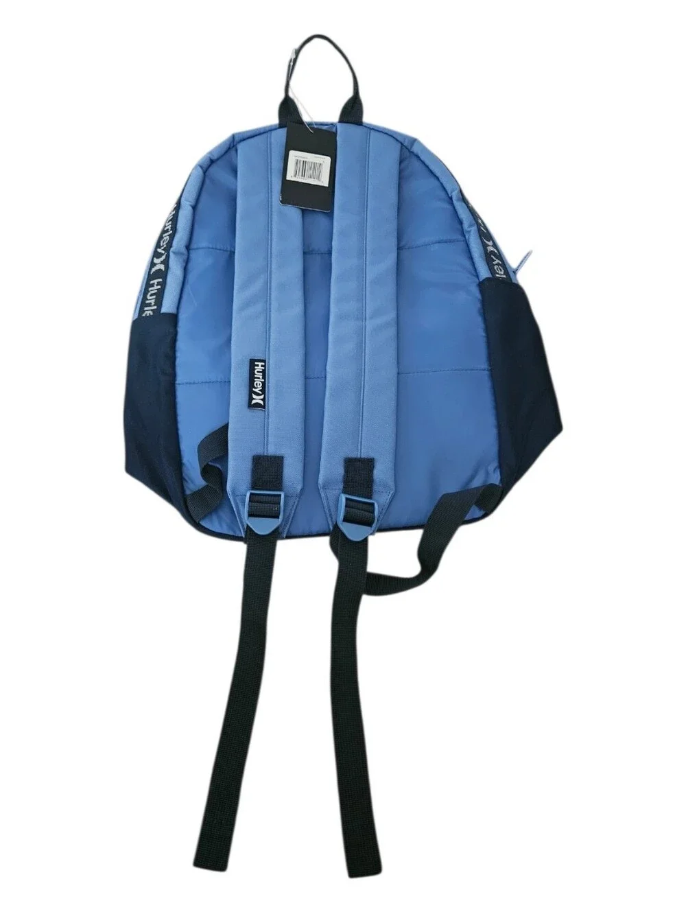 Hurley One & Only Blue Colorblock Backpack School Travel Laptop Bag Size L